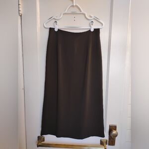 Briggs New York Classic Black A-Line Skirt